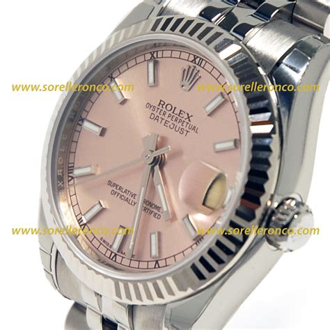 rolex datejust lady jubilee quadrante rosa romani prezzo nuovo|lady Datejust watches.